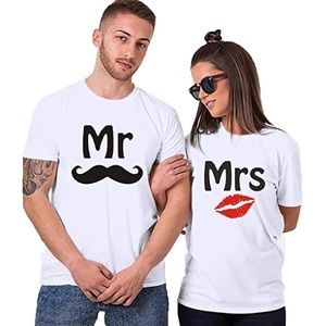 Mr and mrs couple t shirt